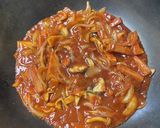賄い！温玉乗せ！沖縄ナポリタン風焼きそば作り方4写真