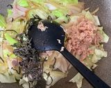 キャベツとツナの塩昆布バター炒め作り方3写真