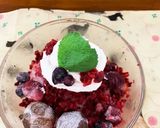 市販のゼリーと冷凍フルーツのかき氷♡美味作り方3写真