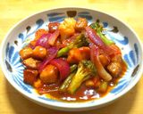 唐揚げ粉で酢豚◎しかも揚げないから簡単作り方6写真