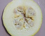 そうめんうり（そうめんかぼちゃ）の天ぷら作り方1写真