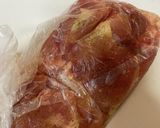柔らか塩麹チキンの山椒粒マスタード焼き作り方1写真