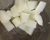 小松菜と大根のスタミナガーリック醤油炒め作り方1写真