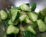 夏野菜と新生姜のサラダ作り方2写真