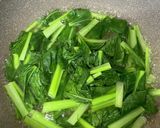 小松菜の納豆キムチーズお浸し作り方1写真