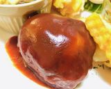 ハンバーグワンプレートメニュー焼きカレー作り方1写真