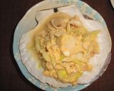貝味噌☆帆立の卵とじ☆作り方2写真