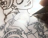 ラプンツェル チョコプレートの作り方❀作り方2写真