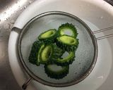 シンプル＊ゴーヤの唐揚げ作り方1写真