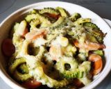 ゴーヤとウィンナーのチーズ焼き♪作り方4写真