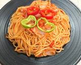 ベーコン玉ねぎトマトの激ウマスパゲッティ作り方7写真