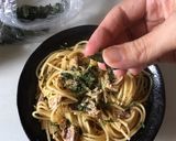 常温保存品のみ!ポリ袋♡サバ缶のパスタ作り方7写真