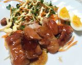 油不使用☆ 1度に沢山作れる照焼チキン作り方5写真