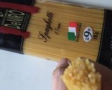 常温保存品のみ!ポリ袋♡サバ缶のパスタ作り方1写真