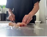 材料ひとつ！1番簡単なしっとり鶏ハム作り方3写真