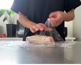材料ひとつ！1番簡単なしっとり鶏ハム作り方8写真