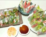 鶏ササミの生春巻き作り方6写真