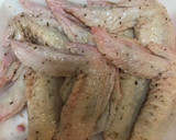 手羽３種焼き①塩焼き②バルサミコ③五香粉作り方1写真