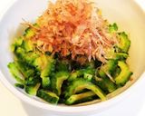 簡単！止まらない！ゴーヤの酢醤油和え作り方4写真