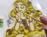 ラプンツェル チョコプレートの作り方❀作り方10写真