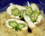 オクラのささみ包　たっぷり大根おろしがけ作り方15写真