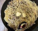 秋の味覚！豚ひき肉とキノコの和風パスタ作り方6写真