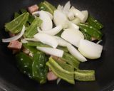 ピーマンのカレー炒め♪めっけ作り方2写真