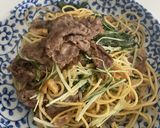 牛肉と水菜のパスタ☆ゆずの香り♪作り方12写真