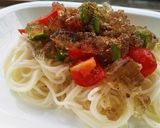 犬ご飯 キラキラそうめん作り方4写真