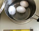 材料3つ！キャベツ茹で卵の味噌マヨサラダ作り方1写真