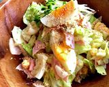材料3つ！キャベツ茹で卵の味噌マヨサラダ作り方6写真