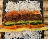 具たっぷり！プルコギと野菜のキンパ作り方9写真