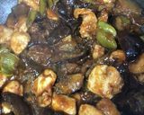 鶏胸肉とナスとピーマンのピリ辛味噌炒め作り方5写真