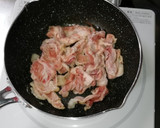 豚こまと玉ねぎ、ぶなしめじの生姜焼き作り方3写真