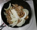 豚こまと玉ねぎ、ぶなしめじの生姜焼き作り方5写真
