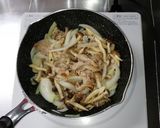 豚こまと玉ねぎ、ぶなしめじの生姜焼き作り方6写真