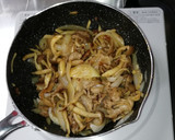 豚こまと玉ねぎ、ぶなしめじの生姜焼き作り方9写真