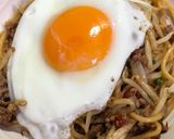 台湾拉麺の素でもやしとひき肉の焼きそば作り方6写真