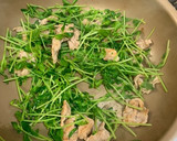ひとりご飯にオススメ 豆苗と豚肉の炒め物作り方5写真