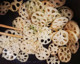 お弁当★れんこん海苔マヨ醤油★作り置き作り方1写真