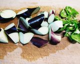鶏ササミとナスとピーマンのマヨ炒め作り方1写真
