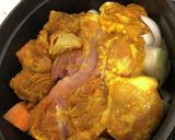 staub鍋で塩麹チキン無水カレー作り方5写真