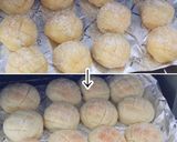 ちいさなメロンパンクッキー♡中にチョコ♡作り方9写真