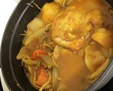 staub鍋で塩麹チキン無水カレー作り方9写真