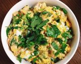 簡単☆ふわふわ卵の親子丼作り方7写真