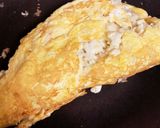 オクラと梅のチーズオムレツ作り方4写真
