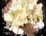 豚ひき肉とキャベツのパスタ作り方4写真