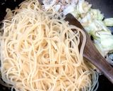 豚ひき肉とキャベツのパスタ作り方5写真