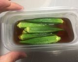 そうめんつゆで！オクラのお浸し作り方5写真