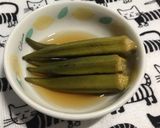 そうめんつゆで！オクラのお浸し作り方7写真